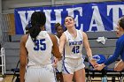 WBBall vs MHC  Wheaton College women's basketball vs Mount Holyoke College. - Photo By: KEITH NORDSTROM : Wheaton, basketball